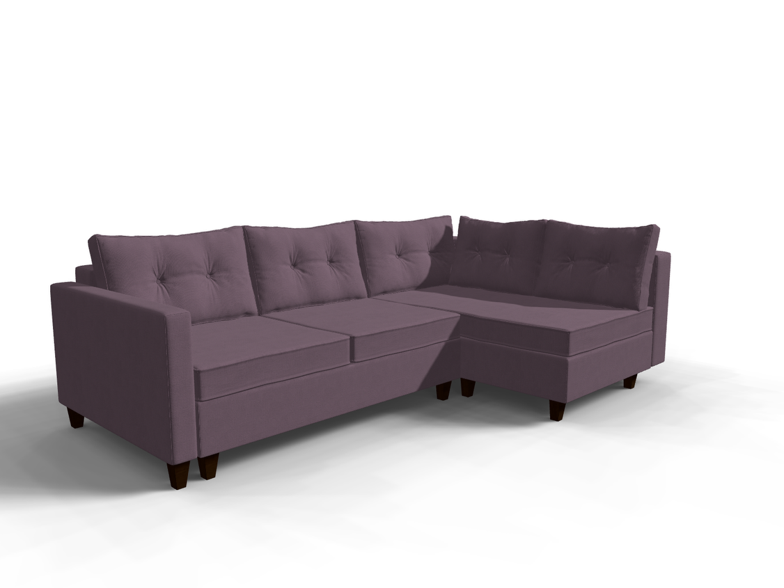 Coltar extensibil Olive park 3 fara insula, la comanda, 100+ culori, cu picioare