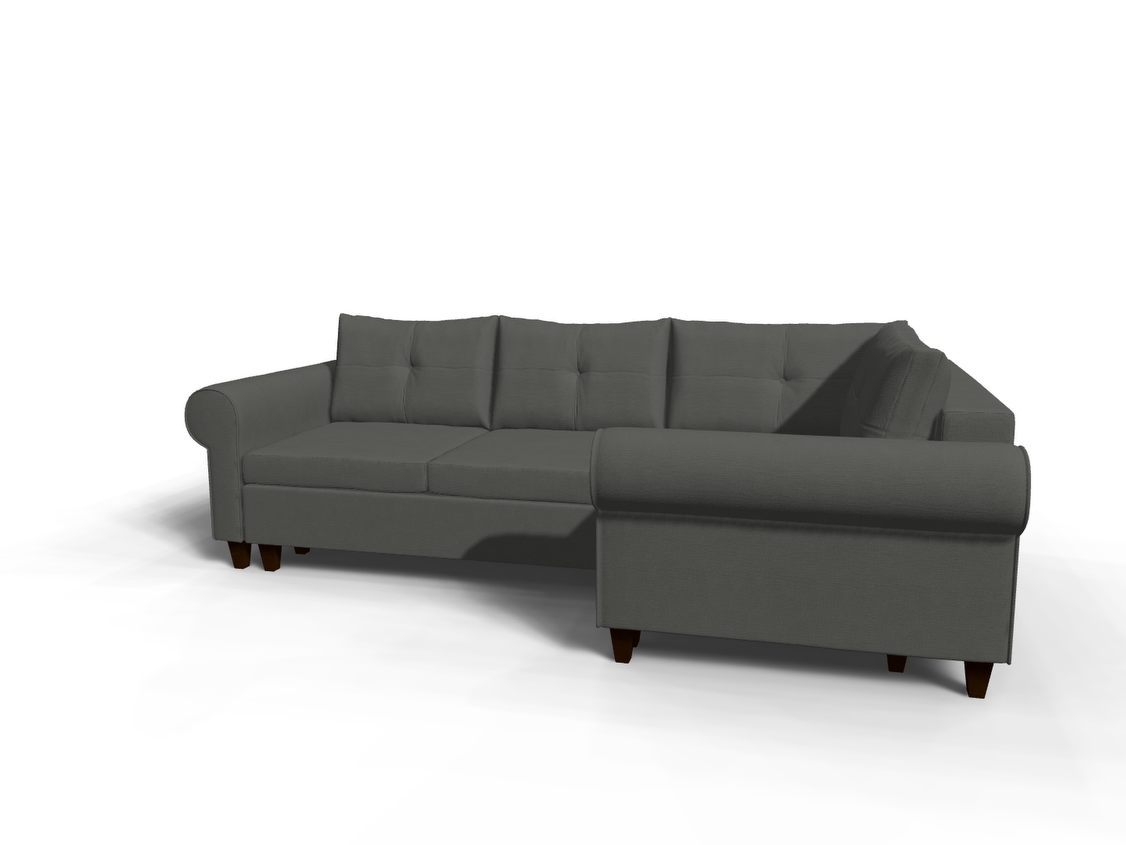 Coltar extensibil Peyton colt park cu cotiera, la comanda, 100+ culori, cu picioare