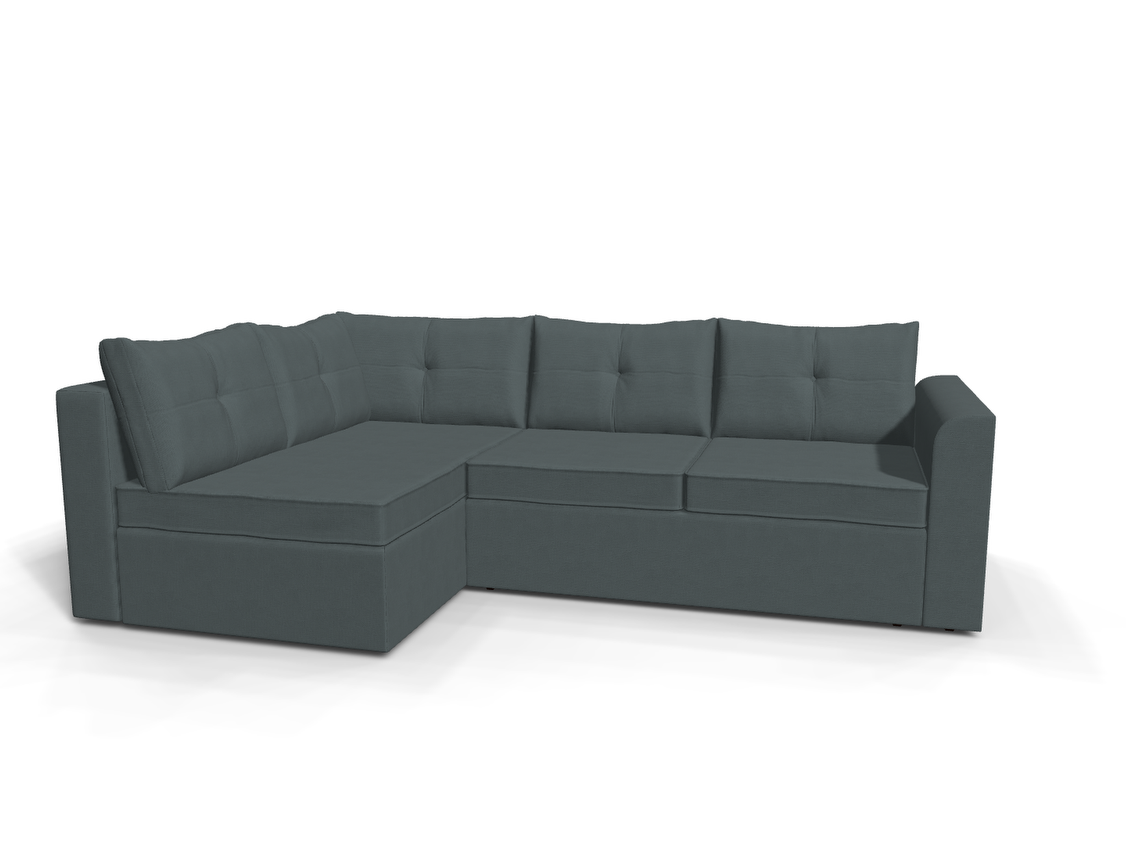 Coltar extensibil Poppy park 3 fara insula, la comanda, 100+ culori