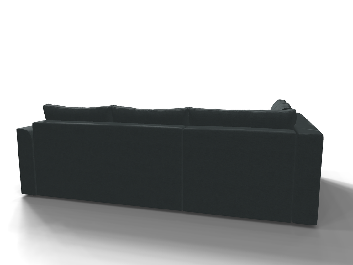 Coltar extensibil Poppy park 3 fara insula, la comanda, 100+ culori