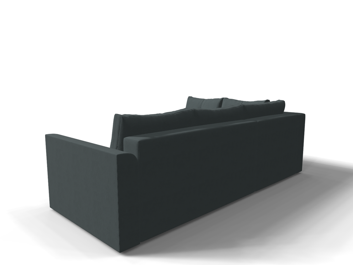 Coltar extensibil Poppy park 3 fara insula, la comanda, 100+ culori