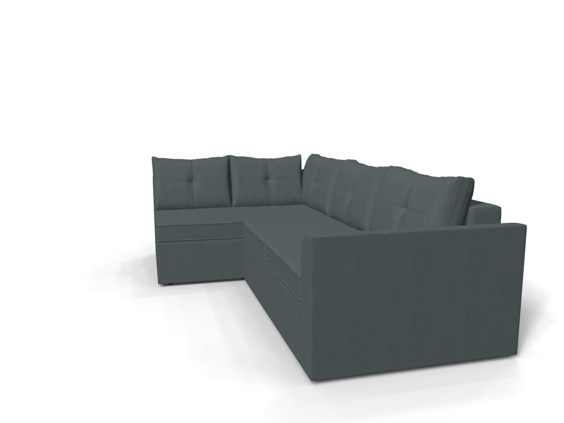 Coltar extensibil Poppy park 3 fara insula, la comanda, 100+ culori