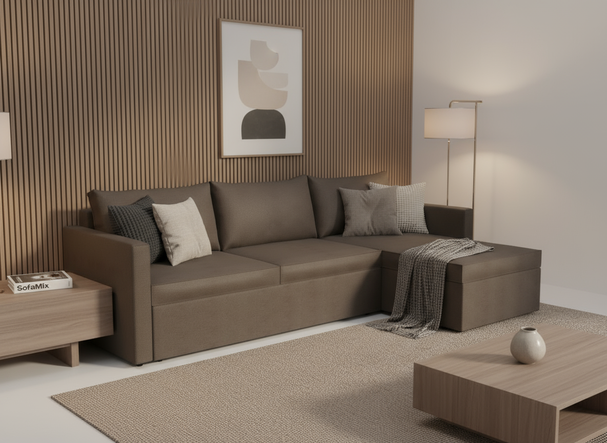 Coltar extensibil Stella park 2, la comanda, 100+ culori - SofaMix.ro