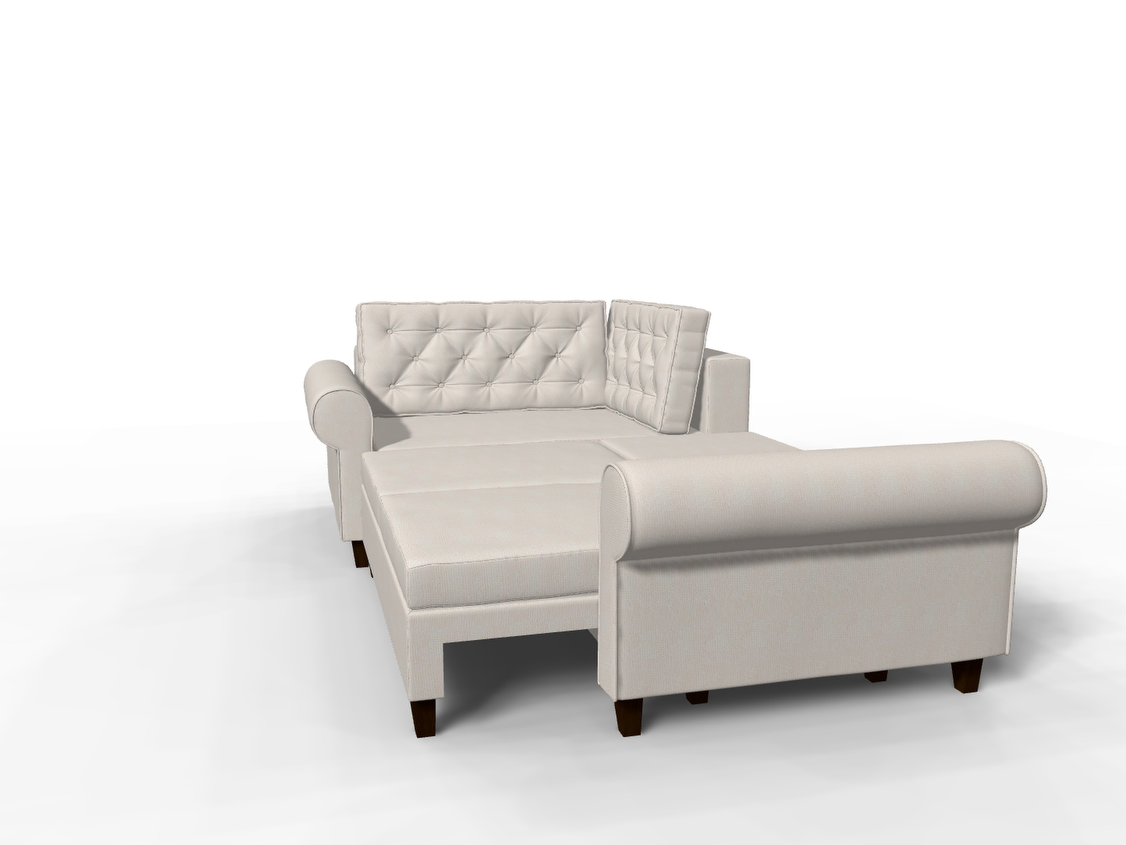 Coltar extensibil Valeria colt park cu cotiera, la comanda, 100+ culori, cu picioare