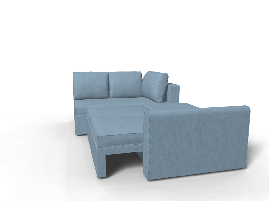 Coltar extensibil Wynter park 3 fara insula, la comanda, 100+ culori - SofaMix.ro