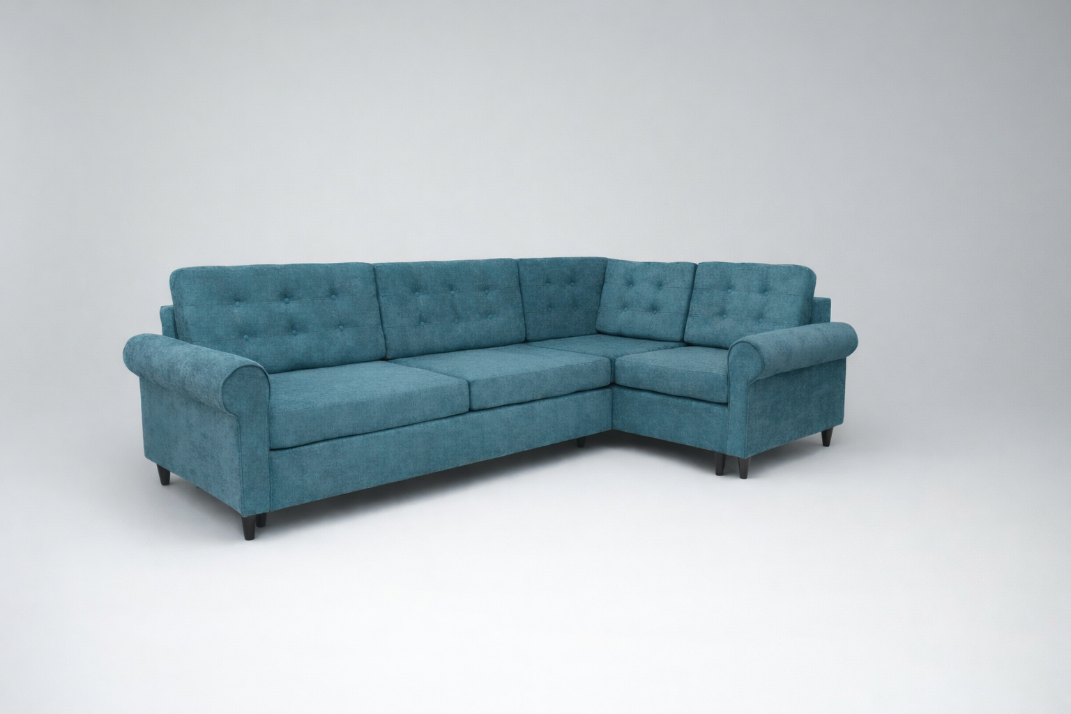 Coltar extensibil Milo, pe comanda, 100+ culori, cu picioare