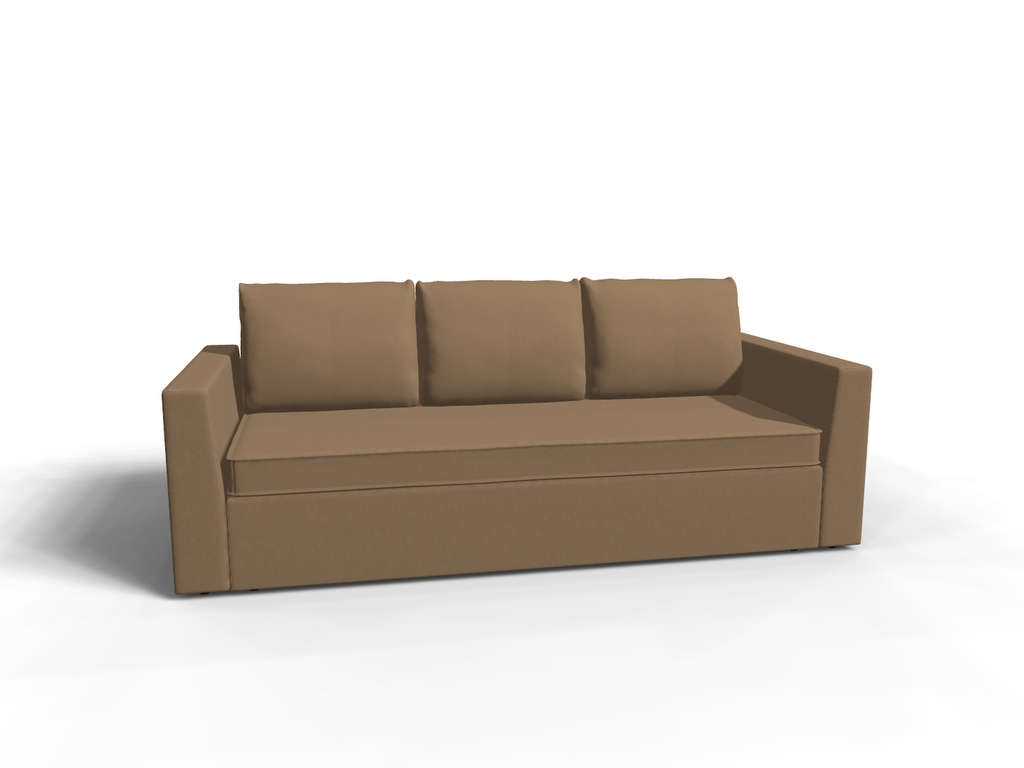 Canapea extensibila Prim, 3 locuri, peste 100 culori disponibile, dimensiune pe comanda de la 210x95cm