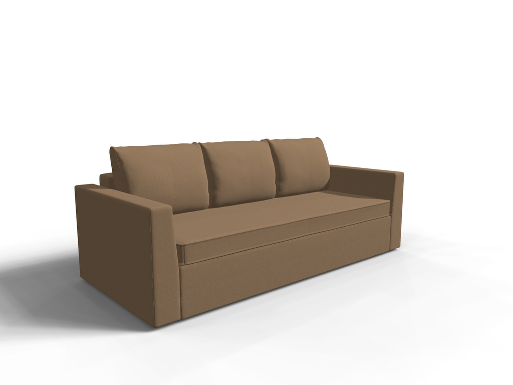 Canapea extensibila Prim, 3 locuri, peste 100 culori disponibile, dimensiune pe comanda de la 210x95cm