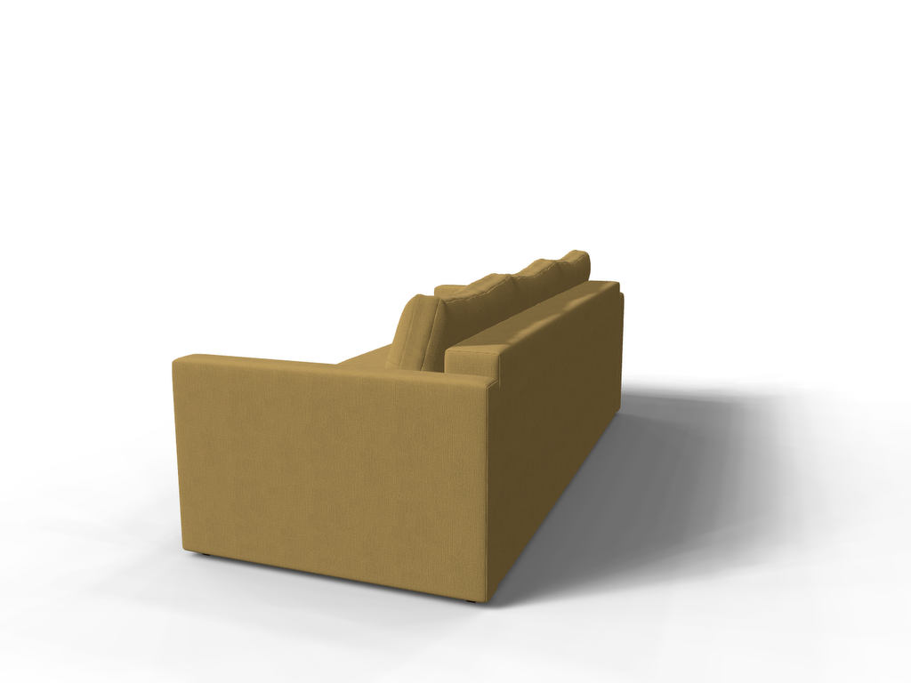 Canapea extensibila Echo, 3 locuri, peste 100 culori disponibile, dimensiune pe comanda de la 210x95cm