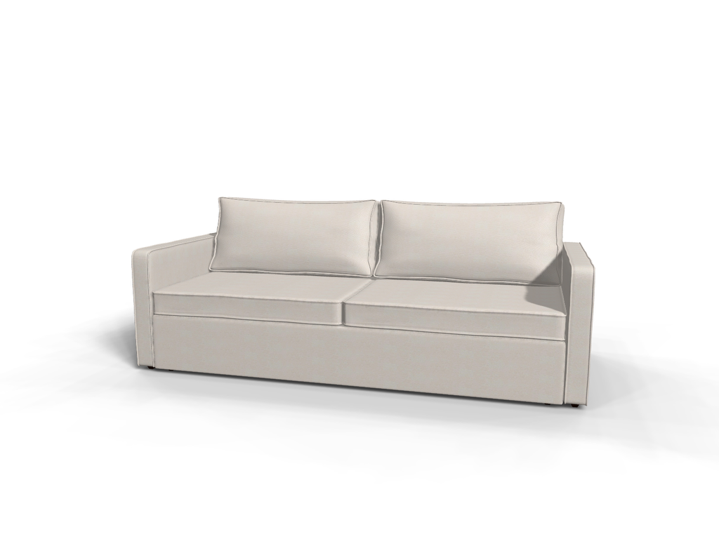Canapea extensibila Malmo, 3 locuri, lada depozitare, peste 100 culori disponibile, dimensiune pe comanda de la 210x95cm