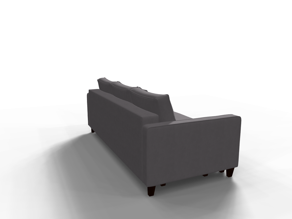 Canapea extensibila Claire, 3 locuri, lada depozitare, peste 100 culori disponibile, dimensiune pe comanda de la 210x95cm