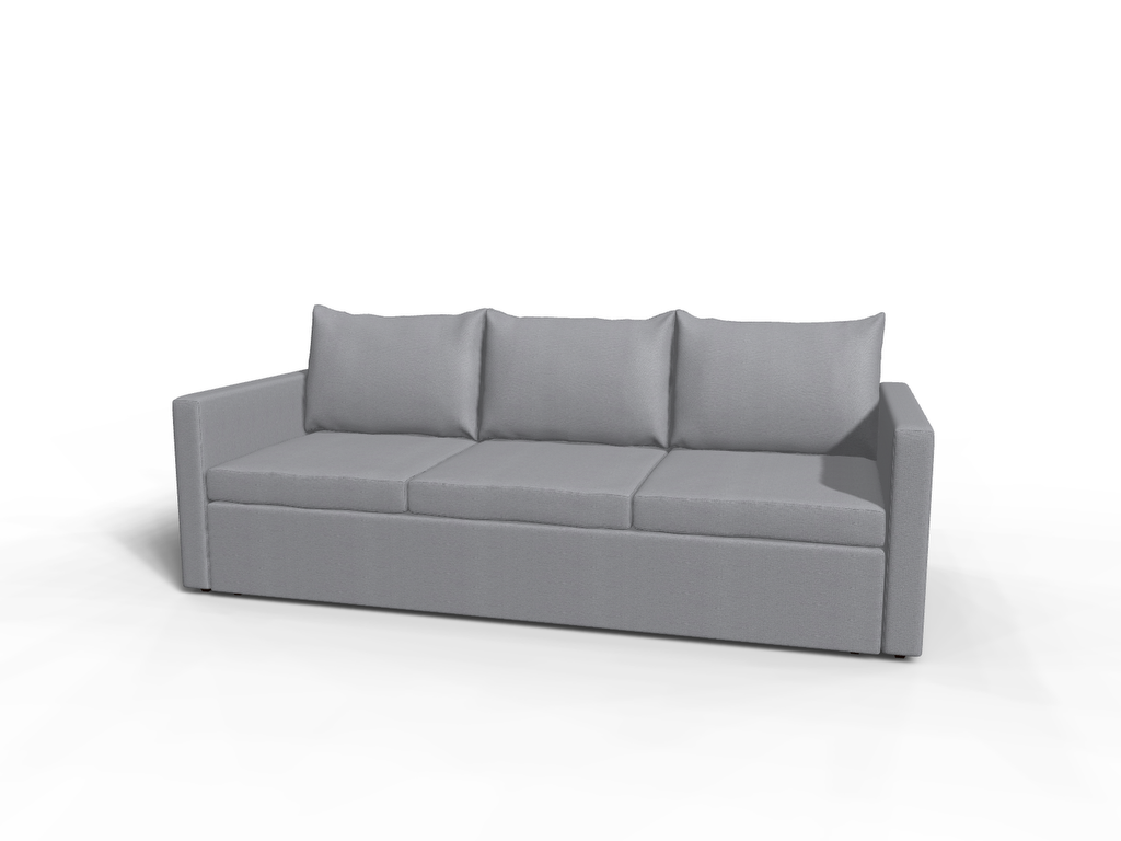 Canapea extensibila Lima, 3 locuri, lada depozitare, peste 100 culori disponibile, dimensiune pe comanda de la 210x95cm