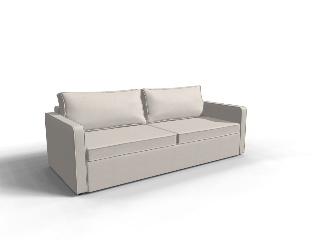 Canapea extensibila Malmo, 3 locuri, lada depozitare, peste 100 culori disponibile, dimensiune pe comanda de la 210x95cm