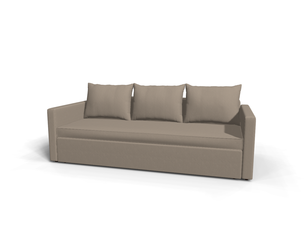 Canapea extensibila Aria, 3 locuri, peste 100 culori disponibile, dimensiune pe comanda de la 210x95cm