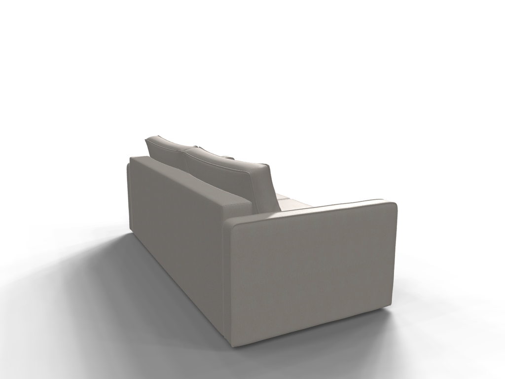 Canapea extensibila Malmo, 3 locuri, lada depozitare, peste 100 culori disponibile, dimensiune pe comanda de la 210x95cm