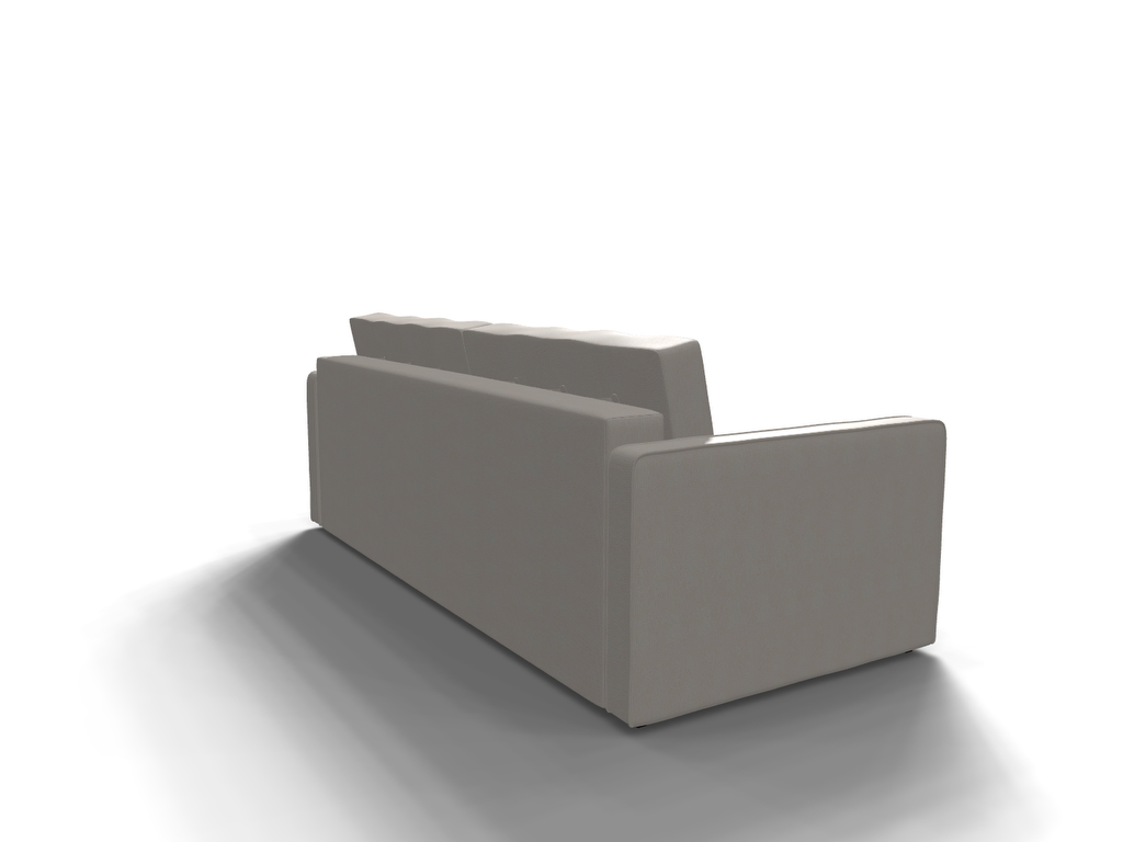 Canapea extensibila Andora, 3 locuri, lada depozitare, peste 100 culori disponibile, dimensiune pe comanda de la 210x95cm