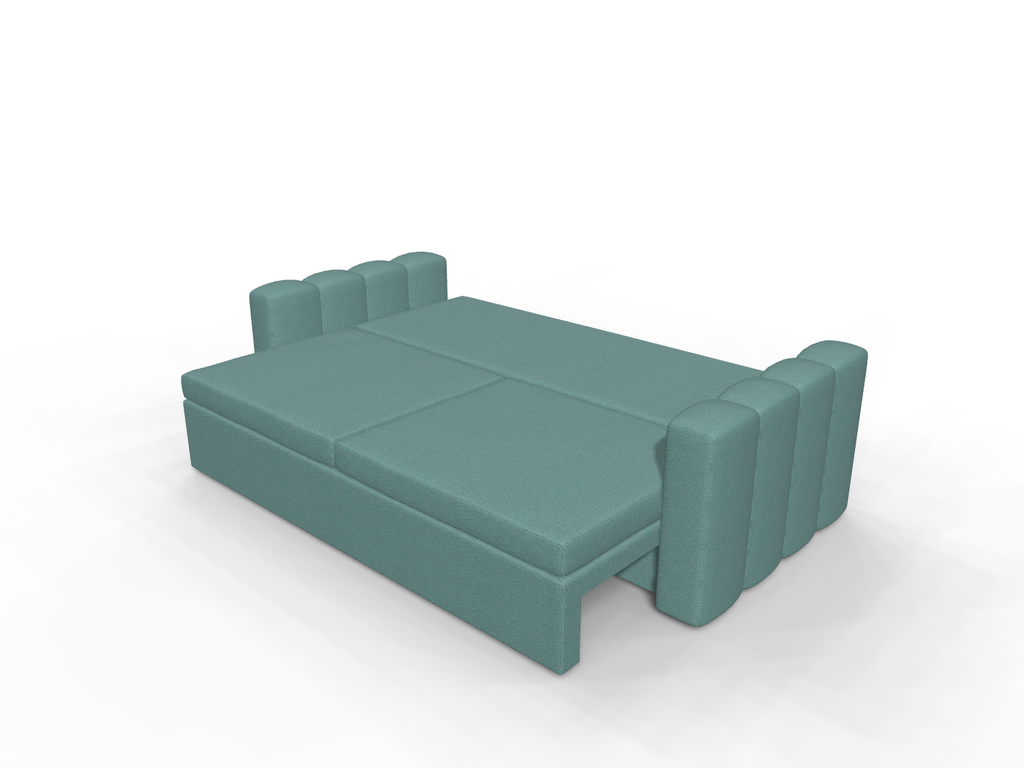 Canapea extensibila Falco, 3 locuri, peste 100 culori disponibile, dimensiune pe comanda de la 210x85cm