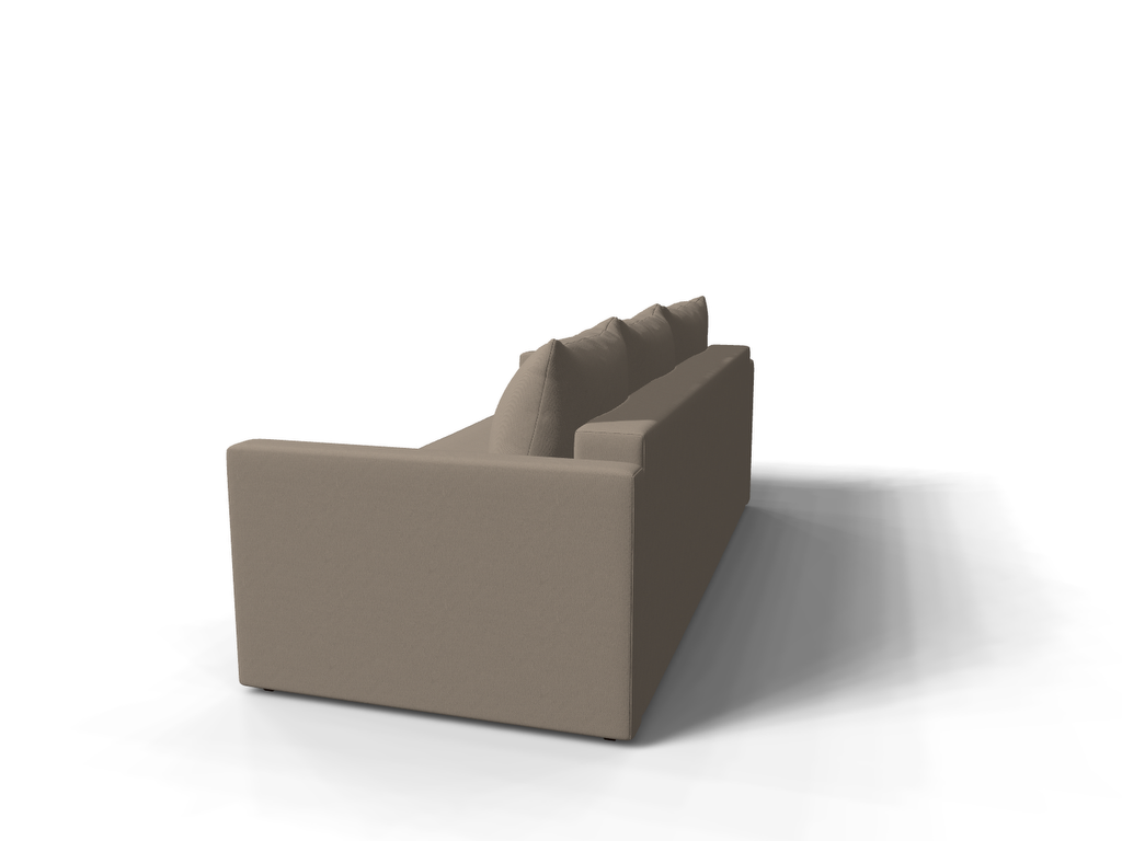 Canapea extensibila Aria, 3 locuri, peste 100 culori disponibile, dimensiune pe comanda de la 210x95cm