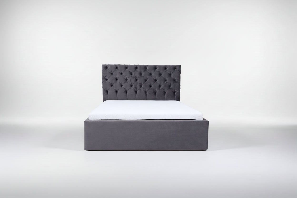 Pat cu lada depozitare Chesterfield Paturi tapitate OneLiving.ro (6079756501167)