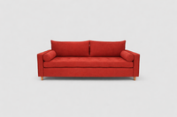 Canapea extensibila Monaco, 3 locuri, lada depozitare, peste 100 culori disponibile, dimensiune pe comanda de la 210x95cm