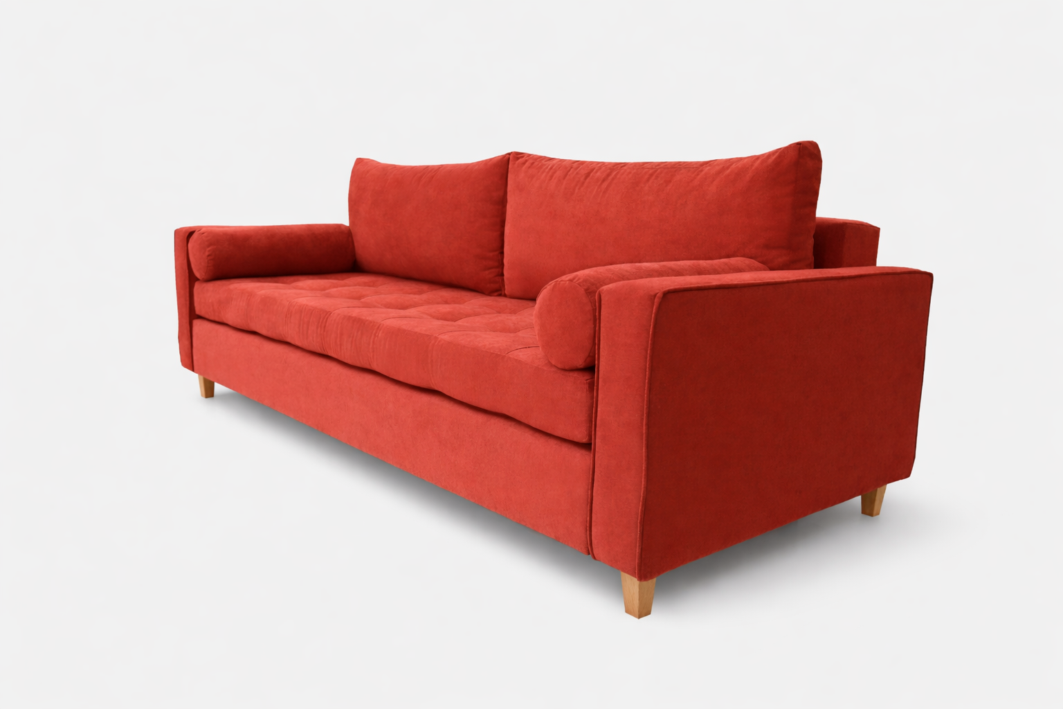 Canapea extensibila Monaco, 3 locuri, lada depozitare, peste 100 culori disponibile, dimensiune pe comanda de la 210x95cm