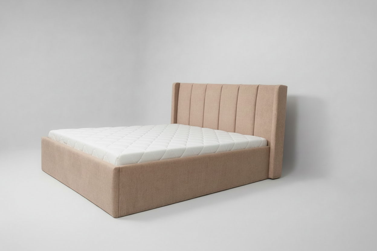 Pat tapițat cu ladă depozitare Verona