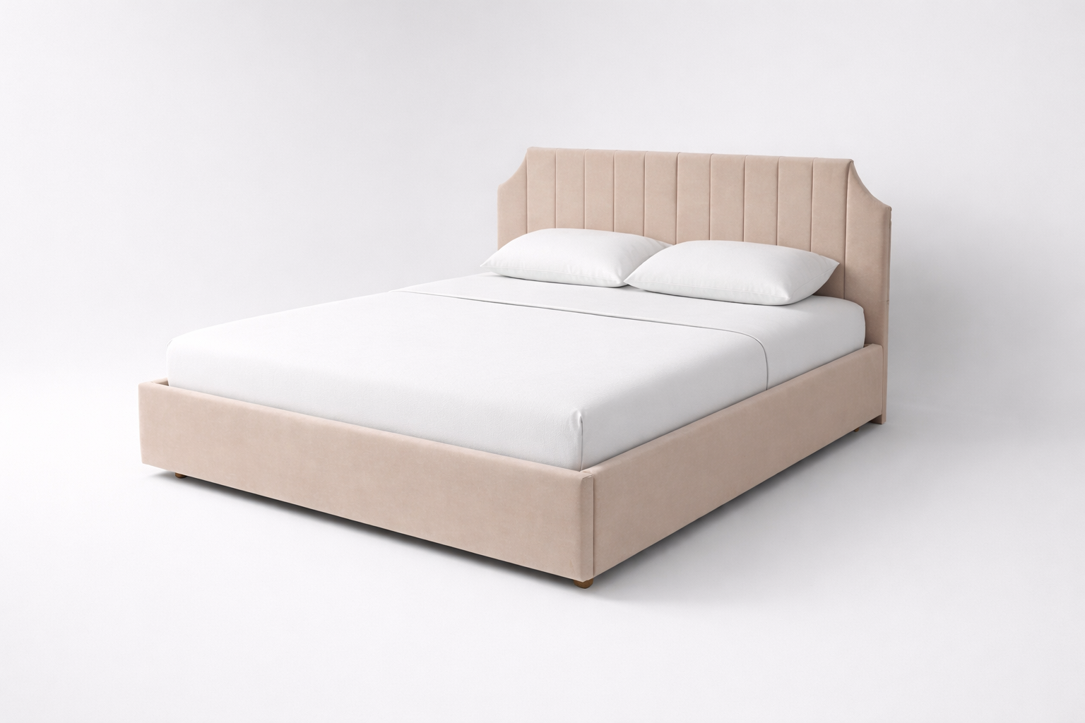 Pat tapițat cu ladă depozitare Valmont