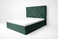 Pat tapițat cu ladă depozitare Armonia