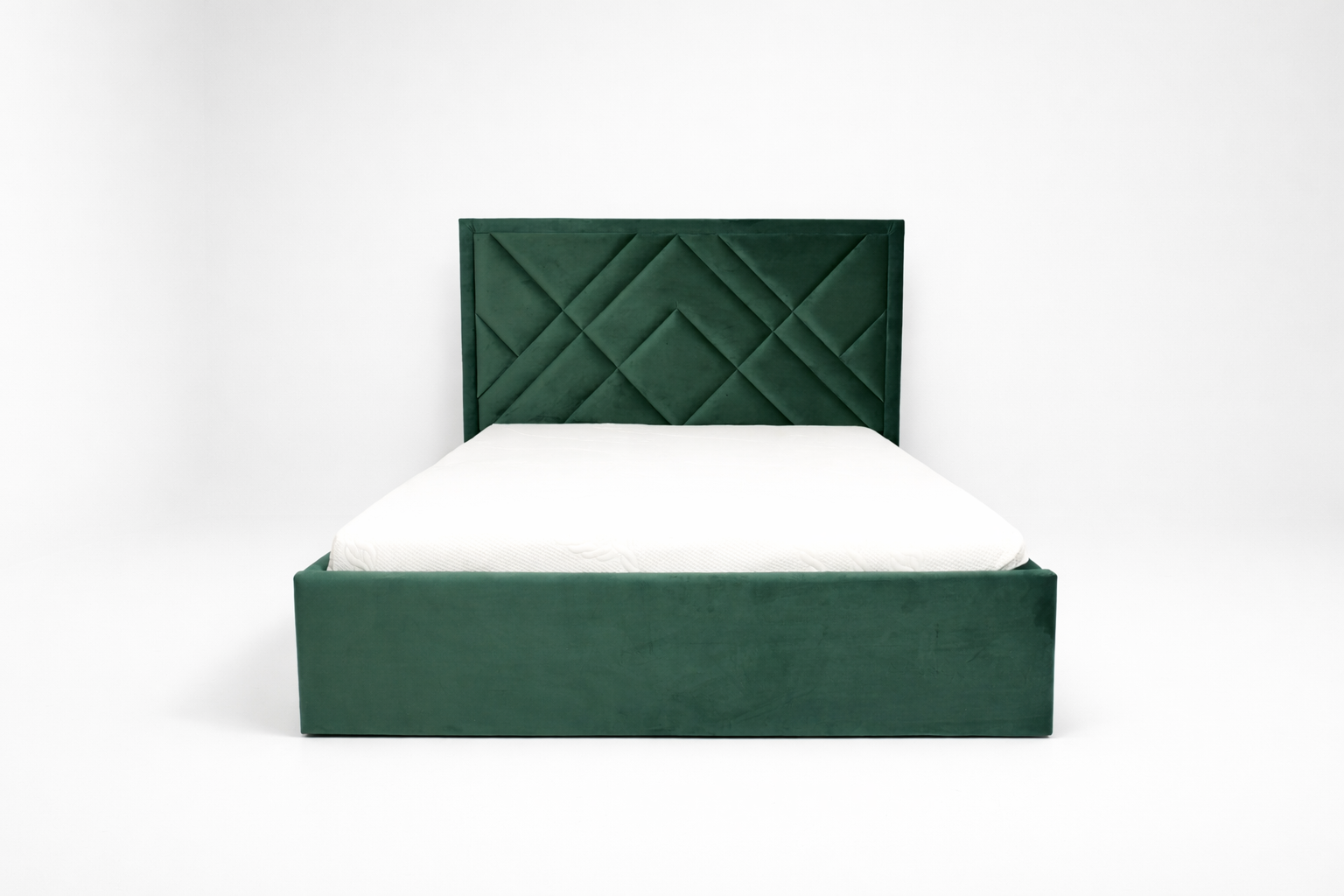 Pat tapițat cu ladă depozitare Armonia