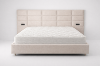 Pat tapițat cu ladă depozitare Velaro