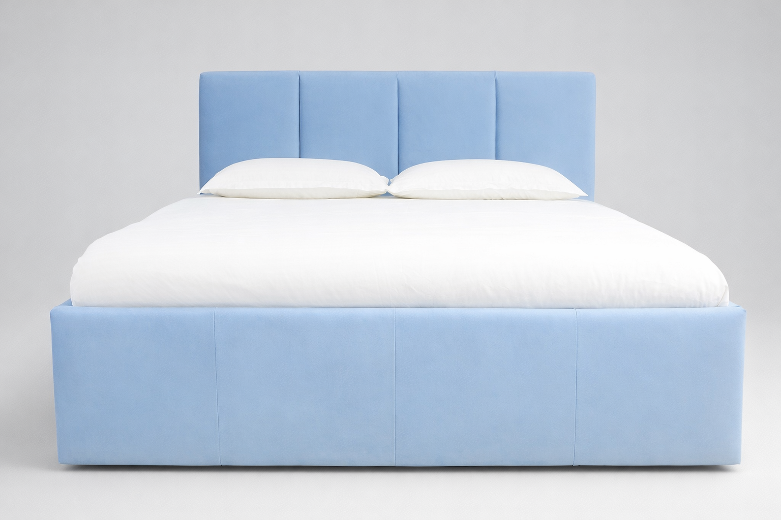 Pat tapițat cu ladă depozitare Nora