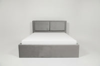 Pat tapițat cu ladă depozitare Duo Panel