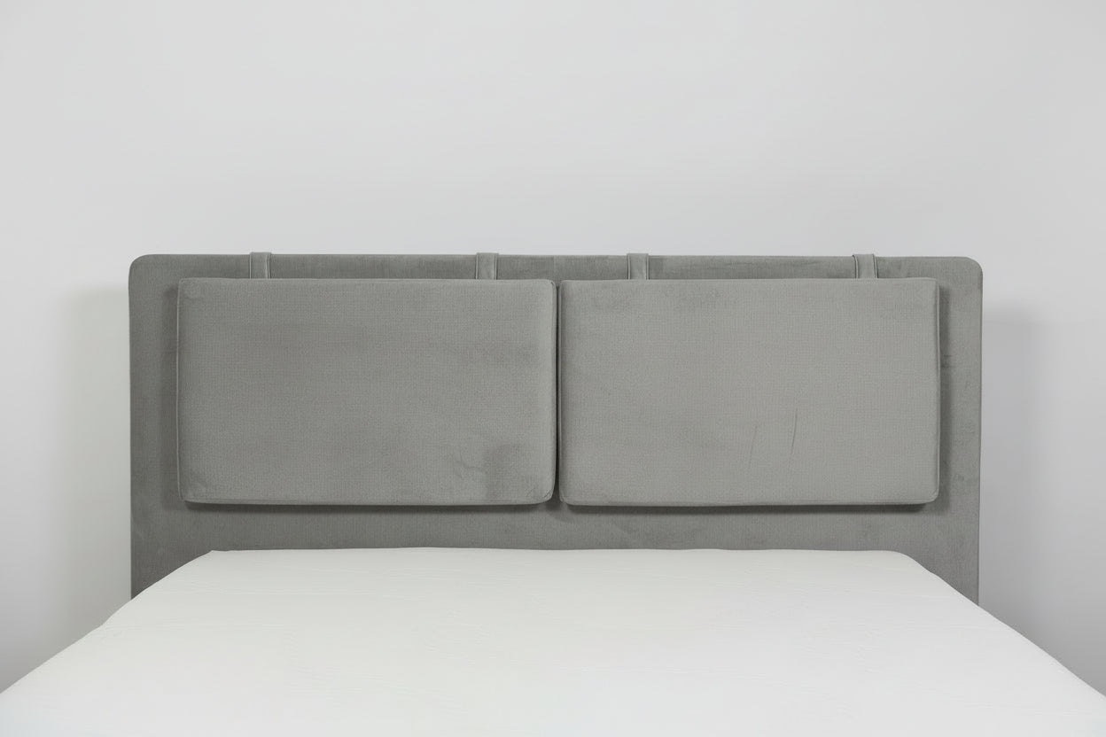 Pat tapițat cu ladă depozitare Duo Panel