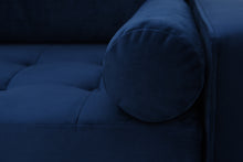 Canapea extensibila Monaco, 3 locuri, lada depozitare, peste 100 culori disponibile, dimensiune pe comanda de la 210x95cm