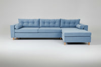 Coltar extensibil cu sezlong Selena, dimensiune pe comanda, peste 100 culori disponibile - SofaMix.ro