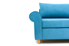 Canapea extensibila Yara, 3 locuri, la comanda, 100+ culori, cu picioare