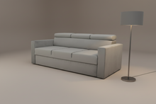 Canapea extensibila Siesta, 3 locuri, peste 100 culori disponibile, dimensiune pe comanda de la 210x95cm - SofaMix.ro