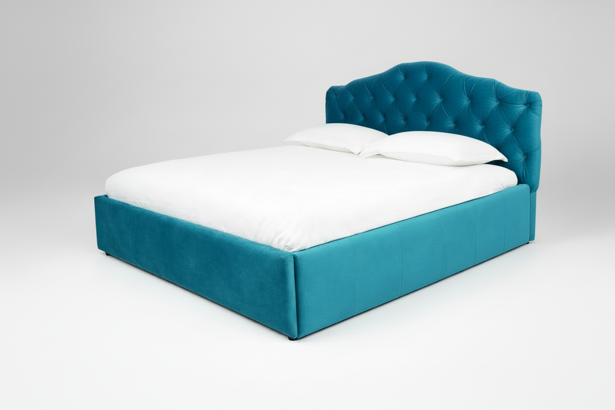 Pat tapitat cu lada depozitare Josephine - SofaMix.ro