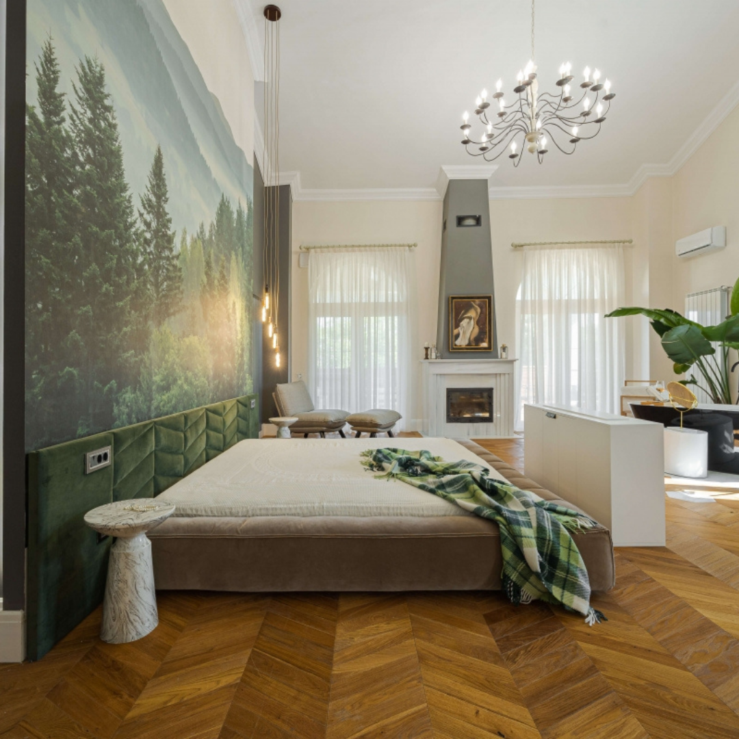 Pat cu prize integrate custom - SPATIOGRAF