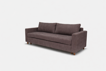 Canapea extensibila Avena, 3 locuri, la comanda, 100+ culori, cu picioare