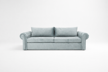 Canapea extensibila Chester Round, 3 locuri, lada depozitare, peste 100 culori disponibile, dimensiune pe comanda de la 210x95cm