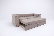 Canapea extensibila Chesterfield Studio, 3 locuri, la comanda, 100+ culori