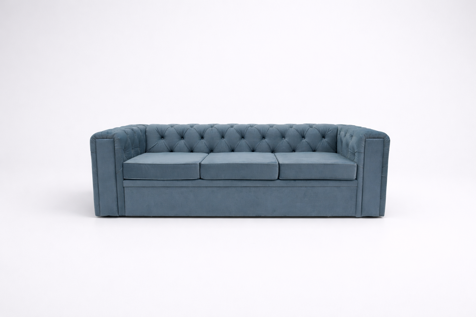 Canapea extensibila Chesterfield Studio, 3 locuri, la comanda, 100+ culori