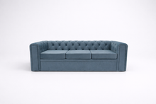 Canapea extensibila Chesterfield Studio, 3 locuri, la comanda, 100+ culori
