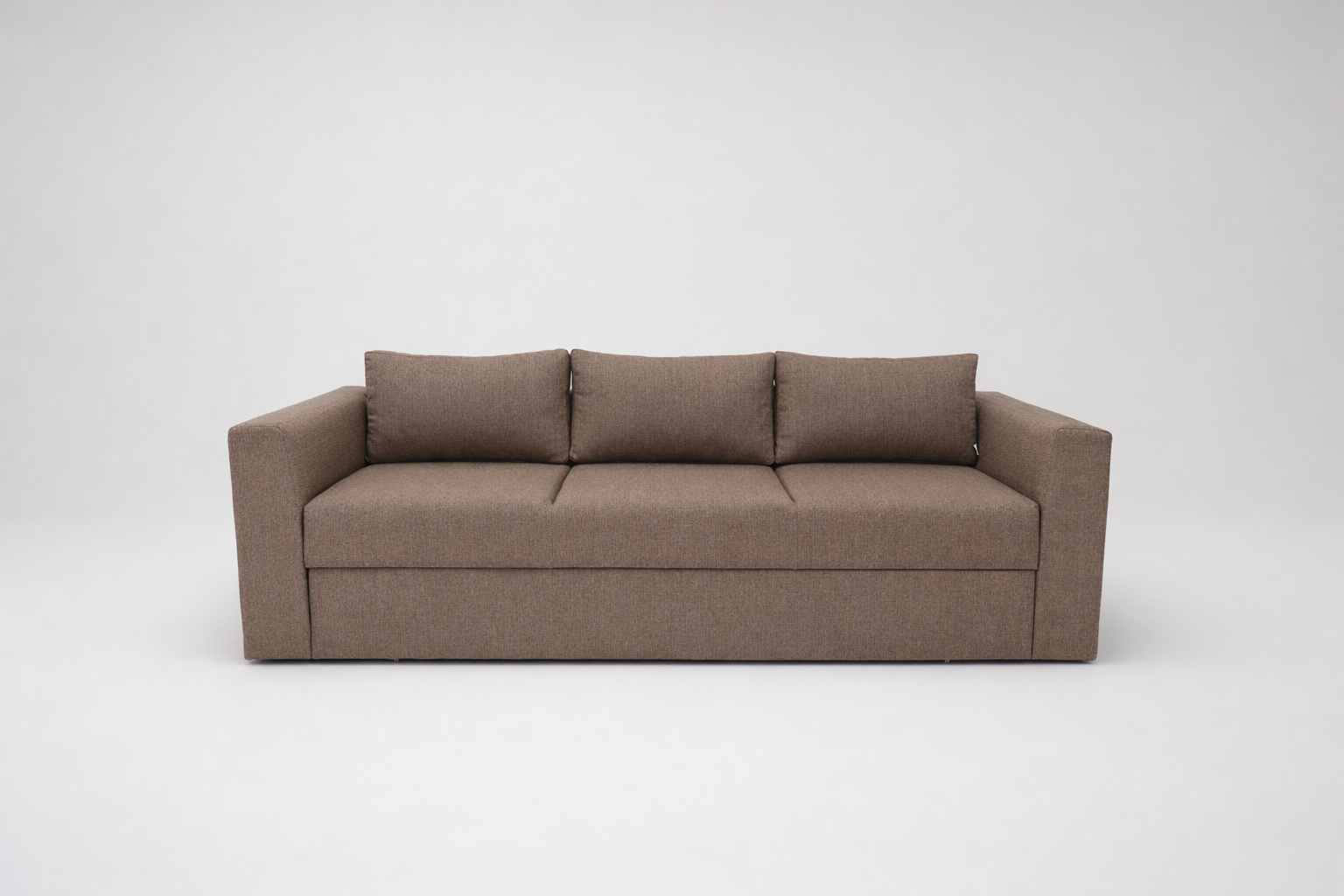 Canapea extensibila Eden, 3 locuri, la comanda, 100+ culori, cu picioare