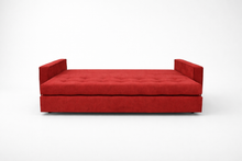 Canapea extensibila Monaco, 3 locuri, lada depozitare, peste 100 culori disponibile, dimensiune pe comanda de la 210x95cm