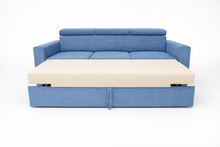 Canapea extensibila Siesta, 3 locuri, peste 100 culori disponibile, dimensiune pe comanda de la 210x95cm