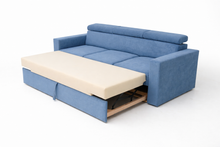Canapea extensibila Siesta, 3 locuri, peste 100 culori disponibile, dimensiune pe comanda de la 210x95cm