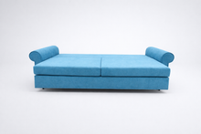 Canapea extensibila Yara, 3 locuri, la comanda, 100+ culori, cu picioare