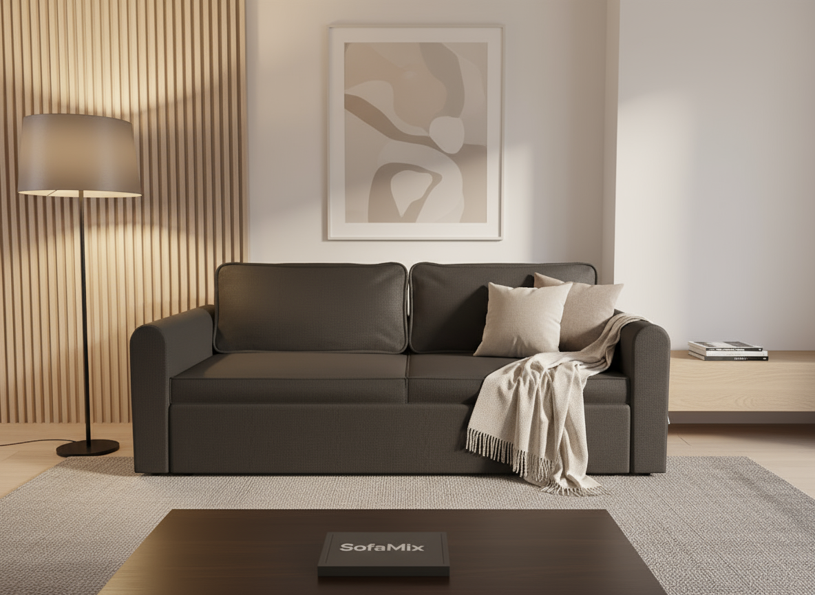 Canapea extensibila Alison, 3 locuri, la comanda, 100+ culori